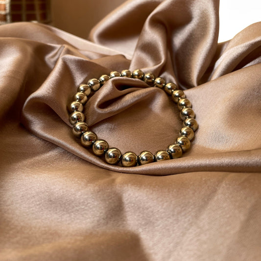 Golden Pyrite Bracelet - Energy & Protection Bracelet | WristBliss