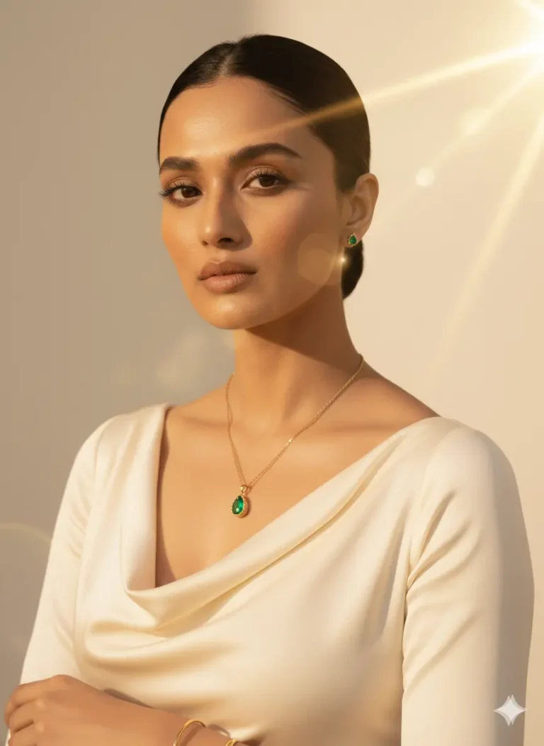 Golden Teardrop Necklace