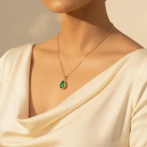 Golden Teardrop Necklace – Simple Elegance You’ll Love | WristBliss